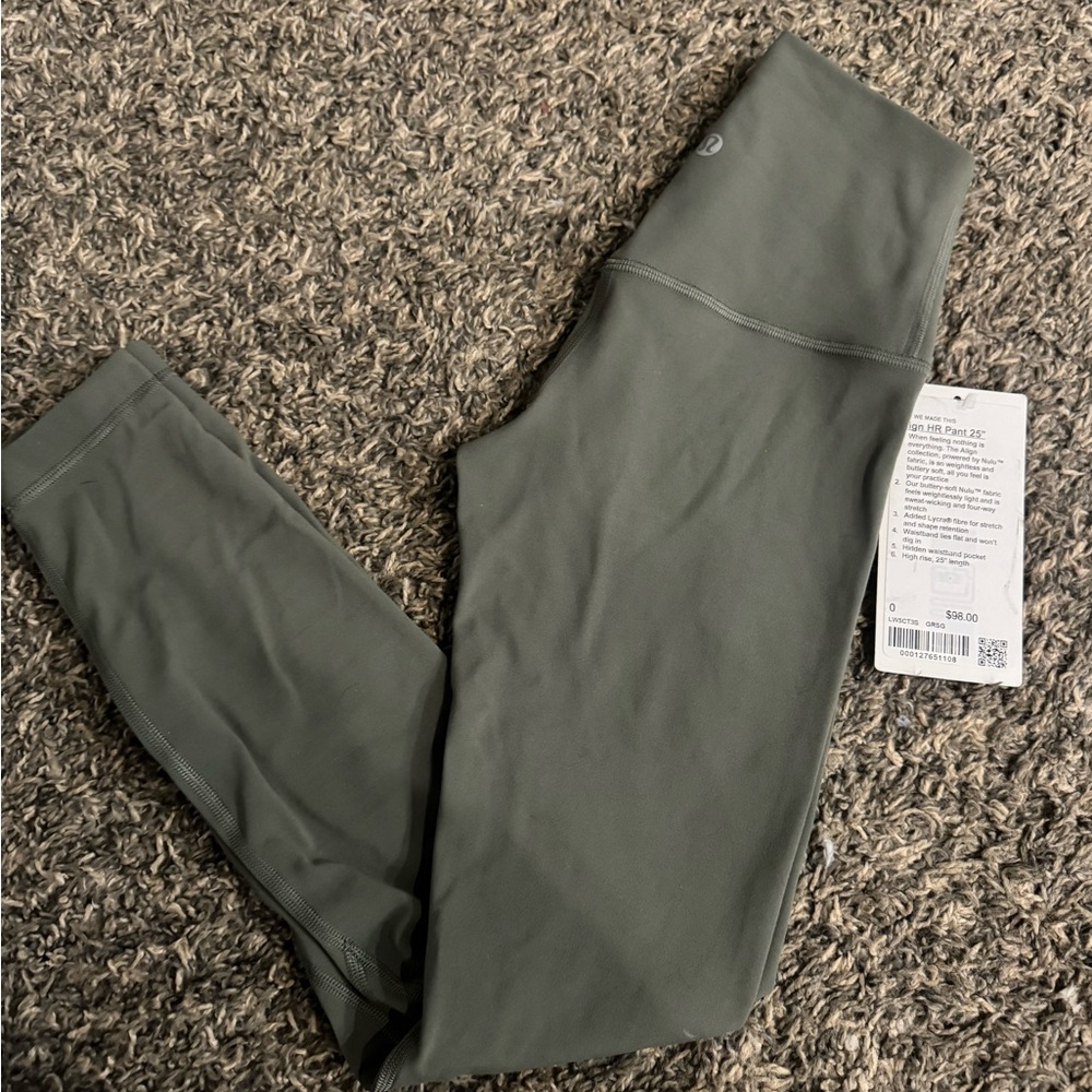 lululemon athletica Olive Green Leggings
